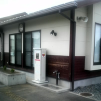 福島県南相馬市 西部コミュニティーセンターグラウンド 仮設住宅集会所屋外AED